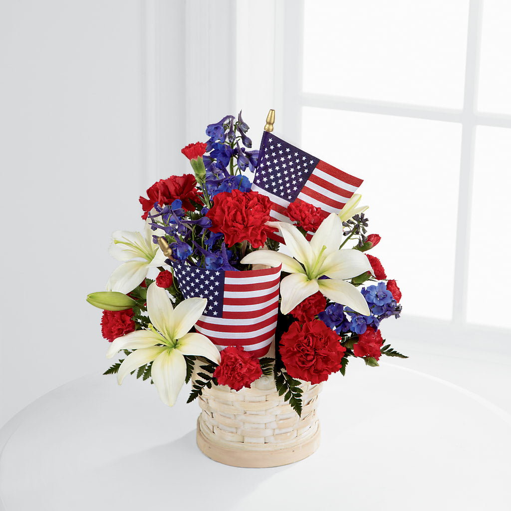 American Glory Bouquet – Freesia Flowers, Tomball TX