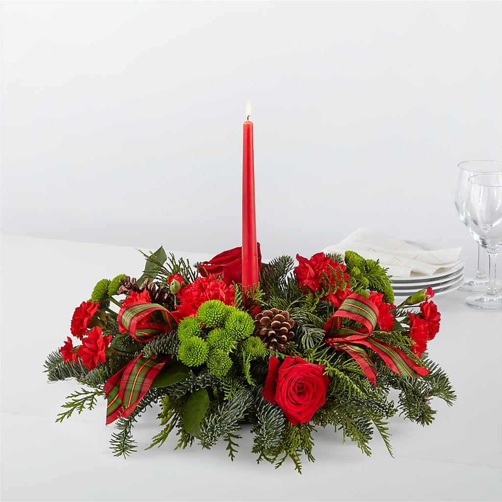 By the Candlelight Centerpiece – Freesia Flowers, Tomball TX