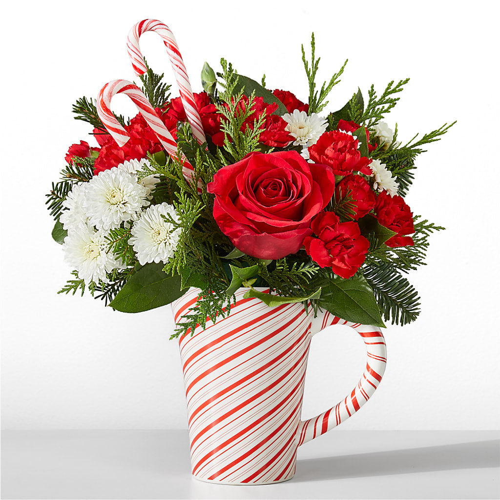 Peppermint Swirl Mug – Freesia Flowers, Tomball TX