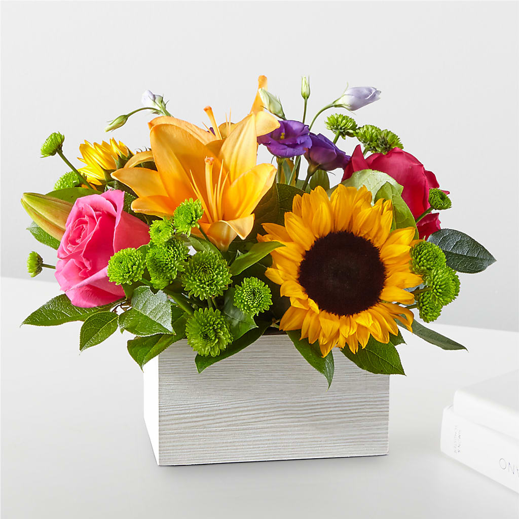 Best Day Box Bouquet – Freesia Flowers, Tomball TX