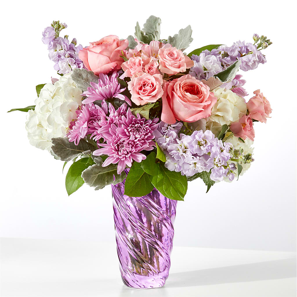 Silver Lining Bouquet – Freesia Flowers, Tomball TX