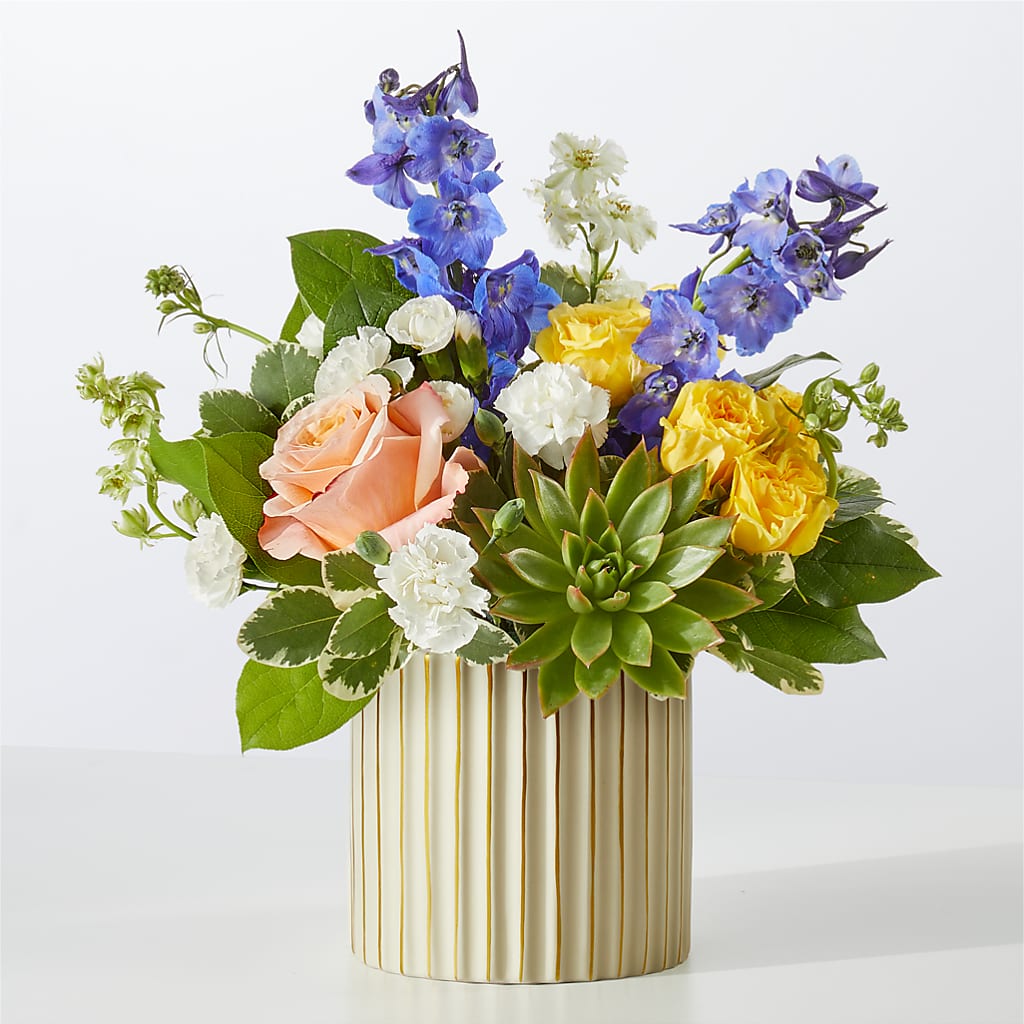 Cobalt Reverie Bouquet – Freesia Flowers, Tomball TX
