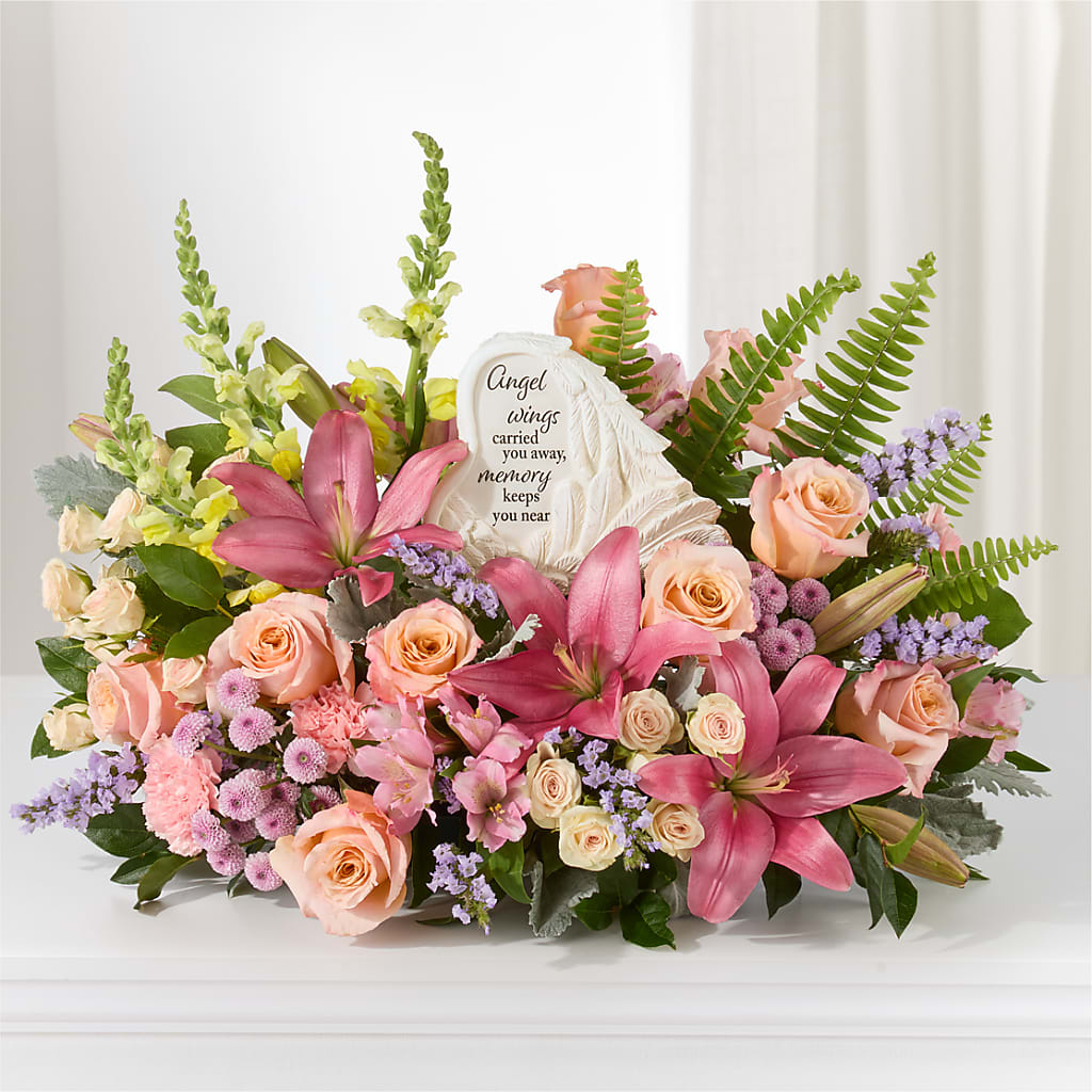 Gentle Light Arrangement – Freesia Flowers, Tomball TX
