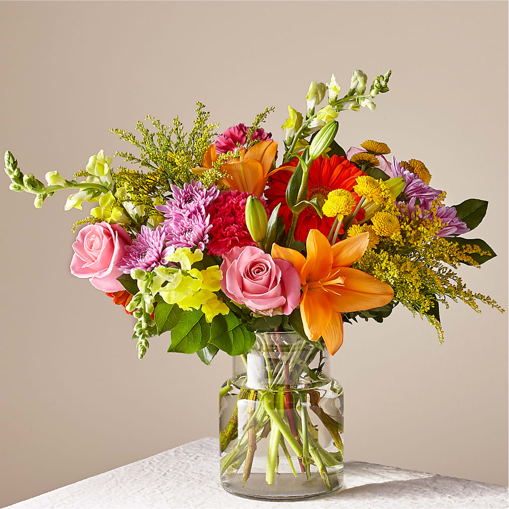 Party Punch Bouquet – Freesia Flowers, Tomball TX