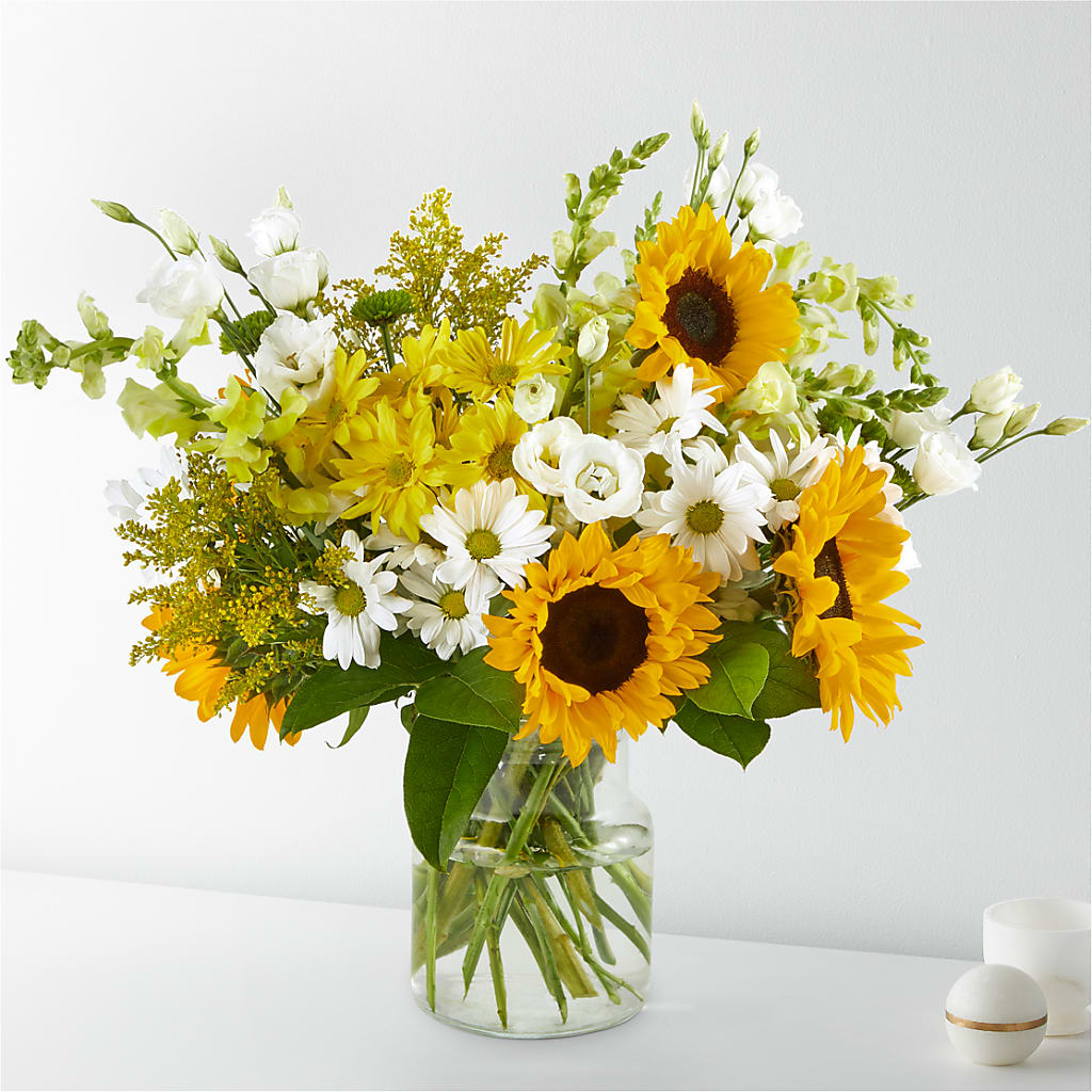 Hello Sunshine Bouquet – Freesia Flowers, Tomball TX