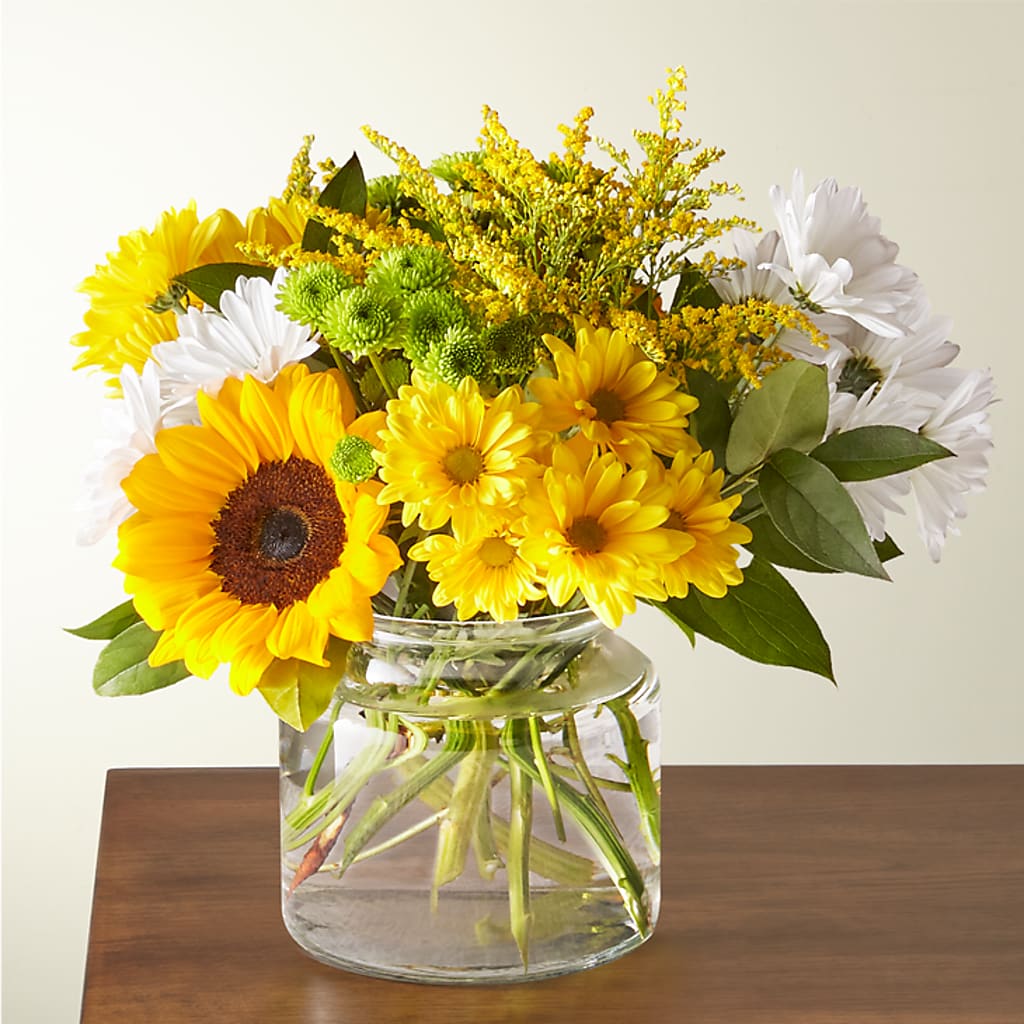 Hello Sunshine Bouquet – Freesia Flowers, Tomball TX