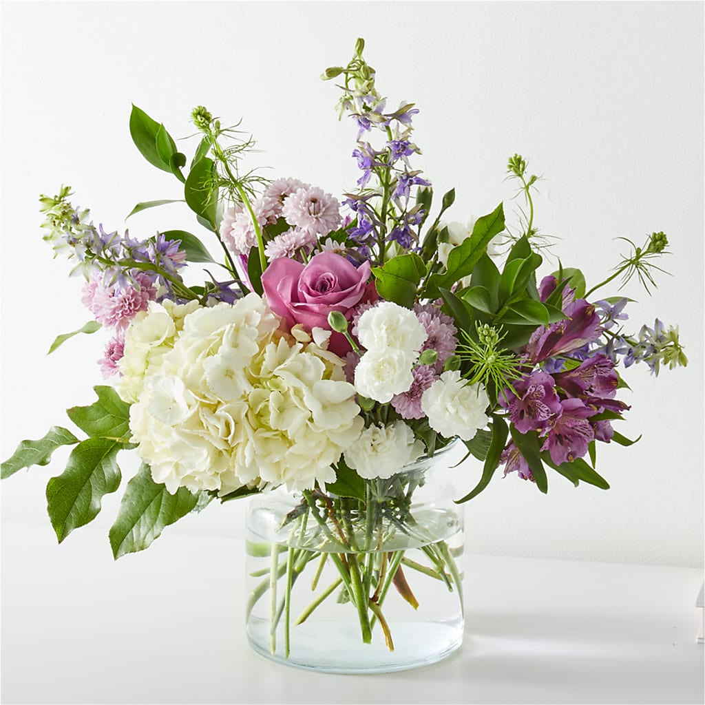 Violet Caress Bouquet – Freesia Flowers, Tomball TX