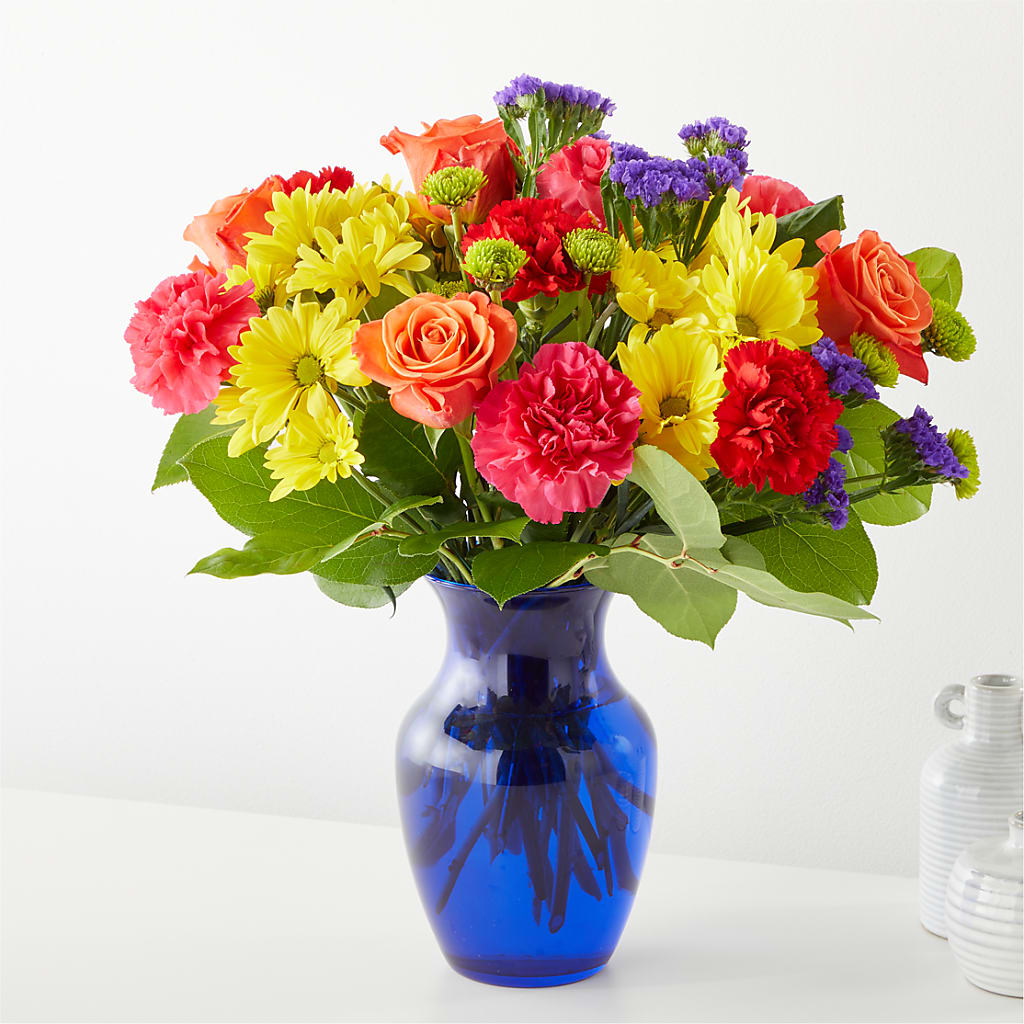 Brighter Days Bouquet – Freesia Flowers, Tomball TX