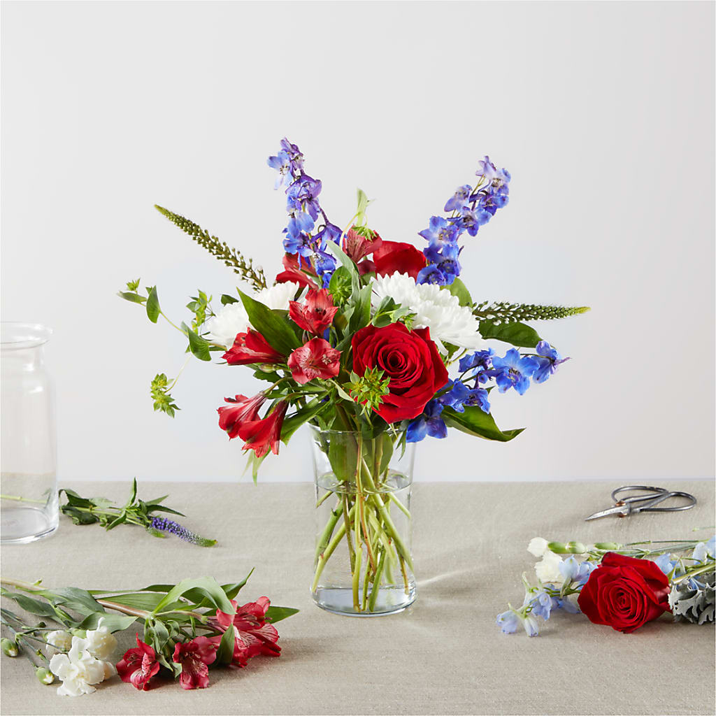 Star Spangled - A Florist Original – Freesia Flowers, Tomball TX