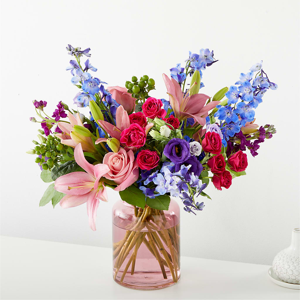 Breezy Meadows Bouquet – Freesia Flowers, Tomball TX