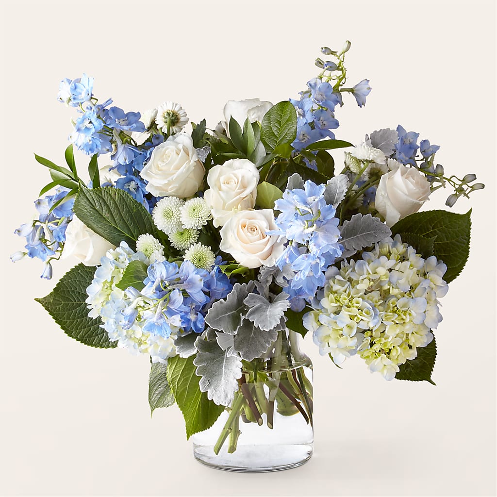 Clear Skies Bouquet – Freesia Flowers, Tomball TX