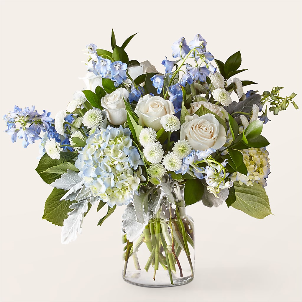 Clear Skies Bouquet – Freesia Flowers, Tomball TX