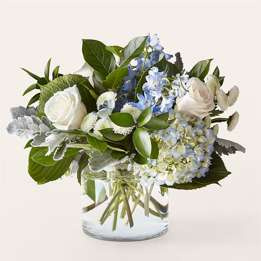 Clear Skies Bouquet – Freesia Flowers, Tomball TX