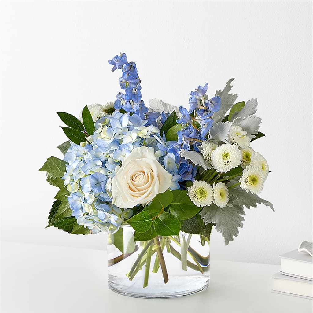 Clear Skies Bouquet – Freesia Flowers, Tomball TX