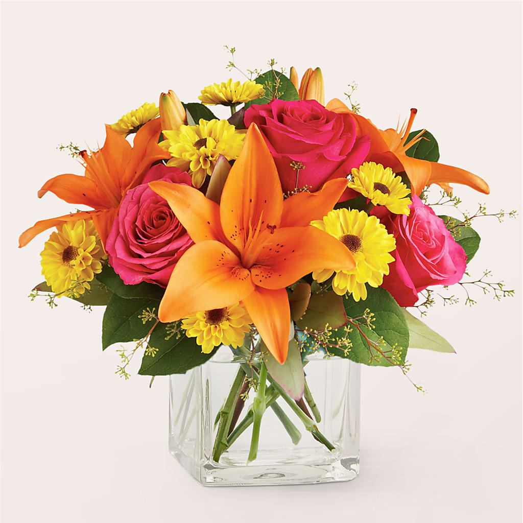 Neon Lights Bouquet – Freesia Flowers, Tomball TX
