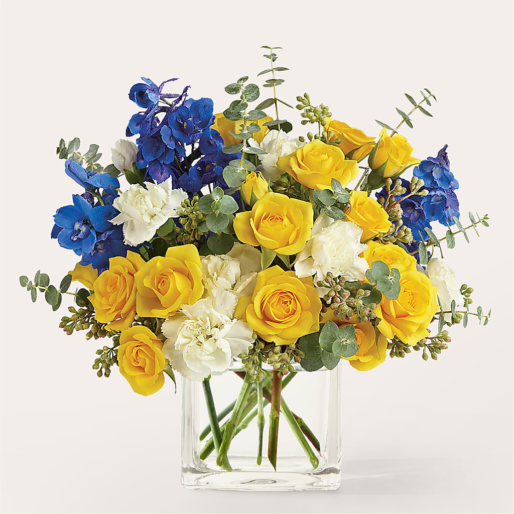 Sparkling Citrine Bouquet – Freesia Flowers, Tomball TX