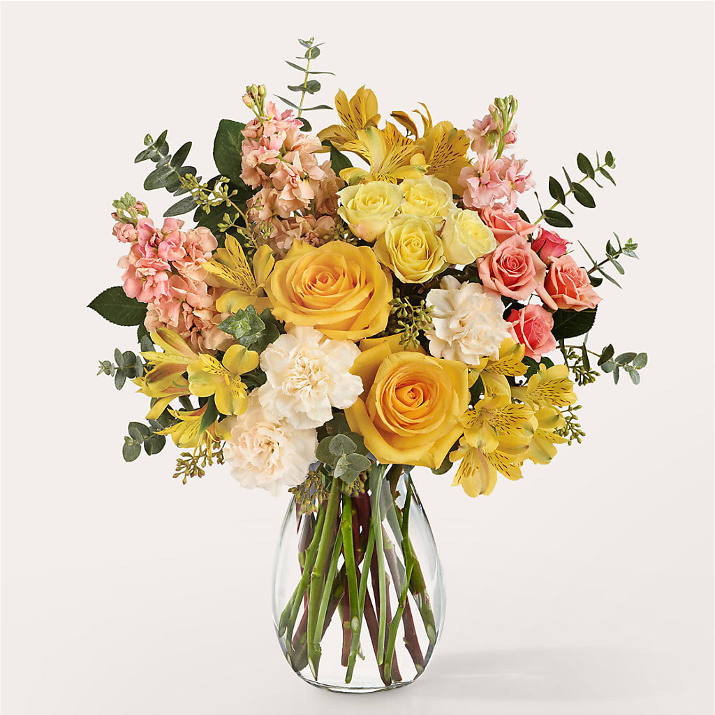 Slice of Sunrise Bouquet – Freesia Flowers, Tomball TX