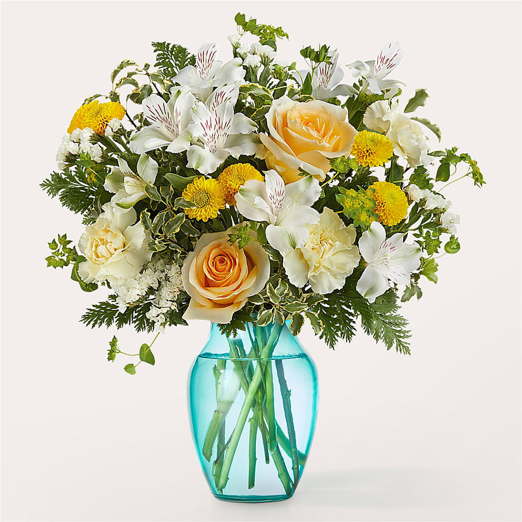 Crisp and Clean Bouquet – Freesia Flowers, Tomball TX