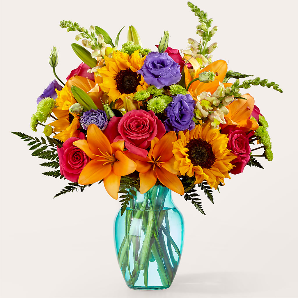 Double Rainbow Bouquet – Freesia Flowers, Tomball TX