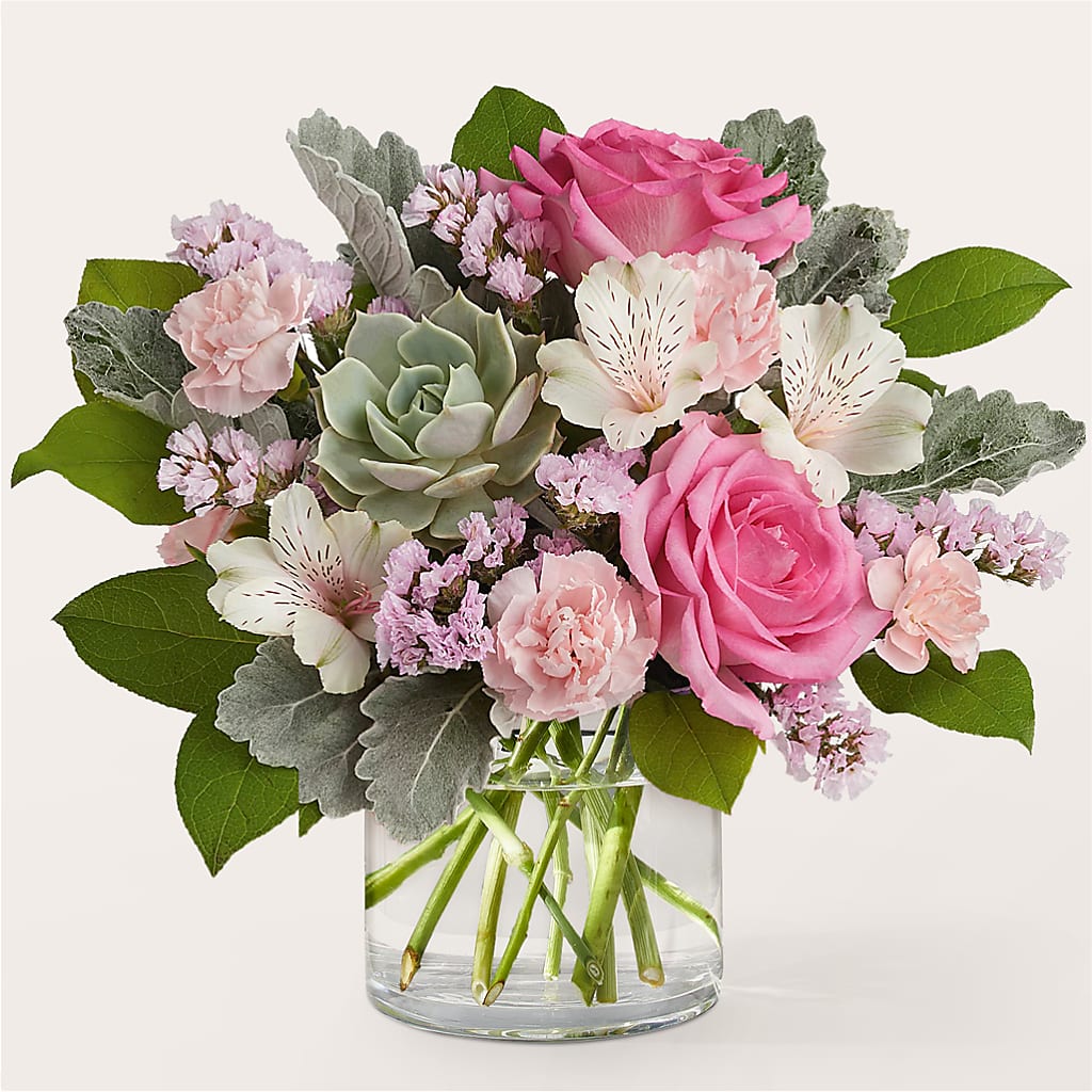Dusty Rose Bouquet – Freesia Flowers, Tomball TX