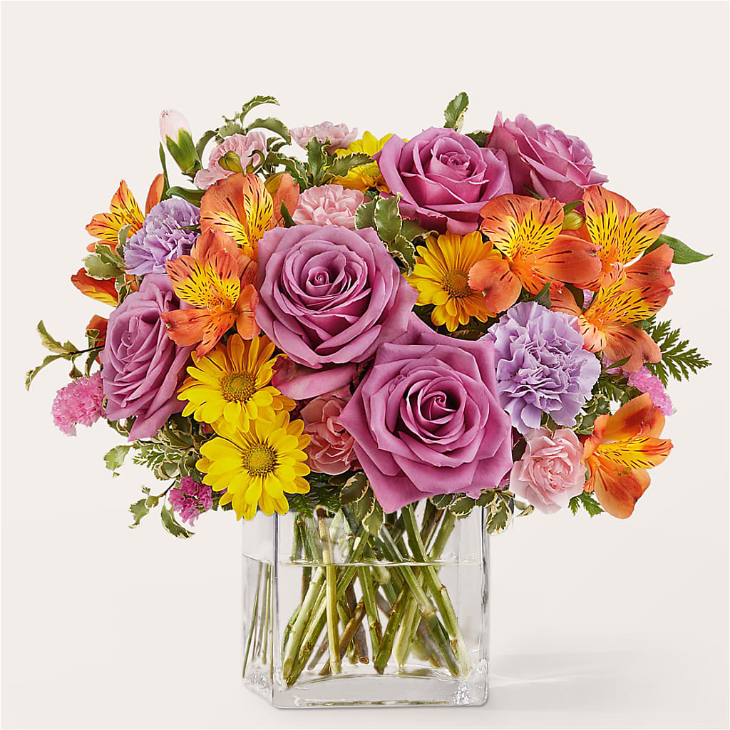 Shades of Happiness Bouquet – Freesia Flowers, Tomball TX
