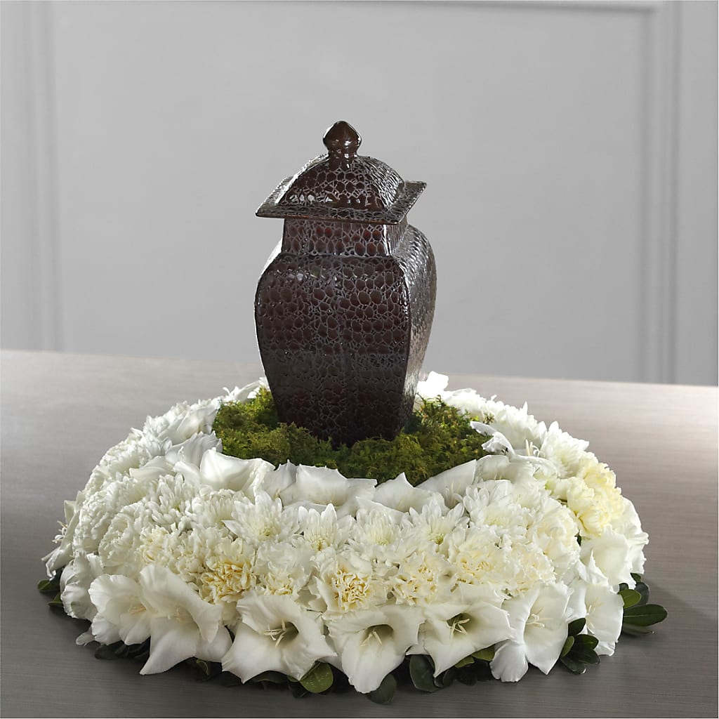 Encircling Grace Arrangement – Freesia Flowers, Tomball TX