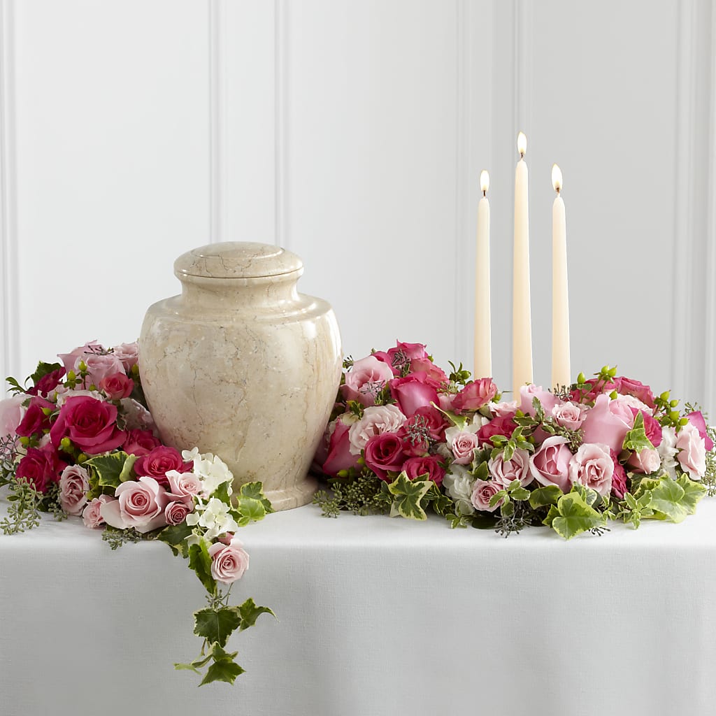 Remembrance Arrangement – Freesia Flowers, Tomball TX