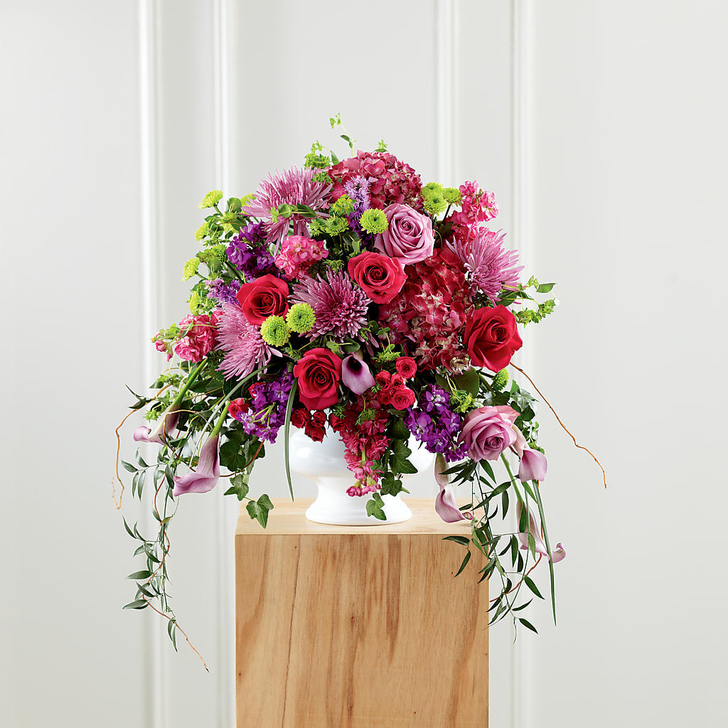 Our Love Eternal Arrangement – Freesia Flowers, Tomball TX