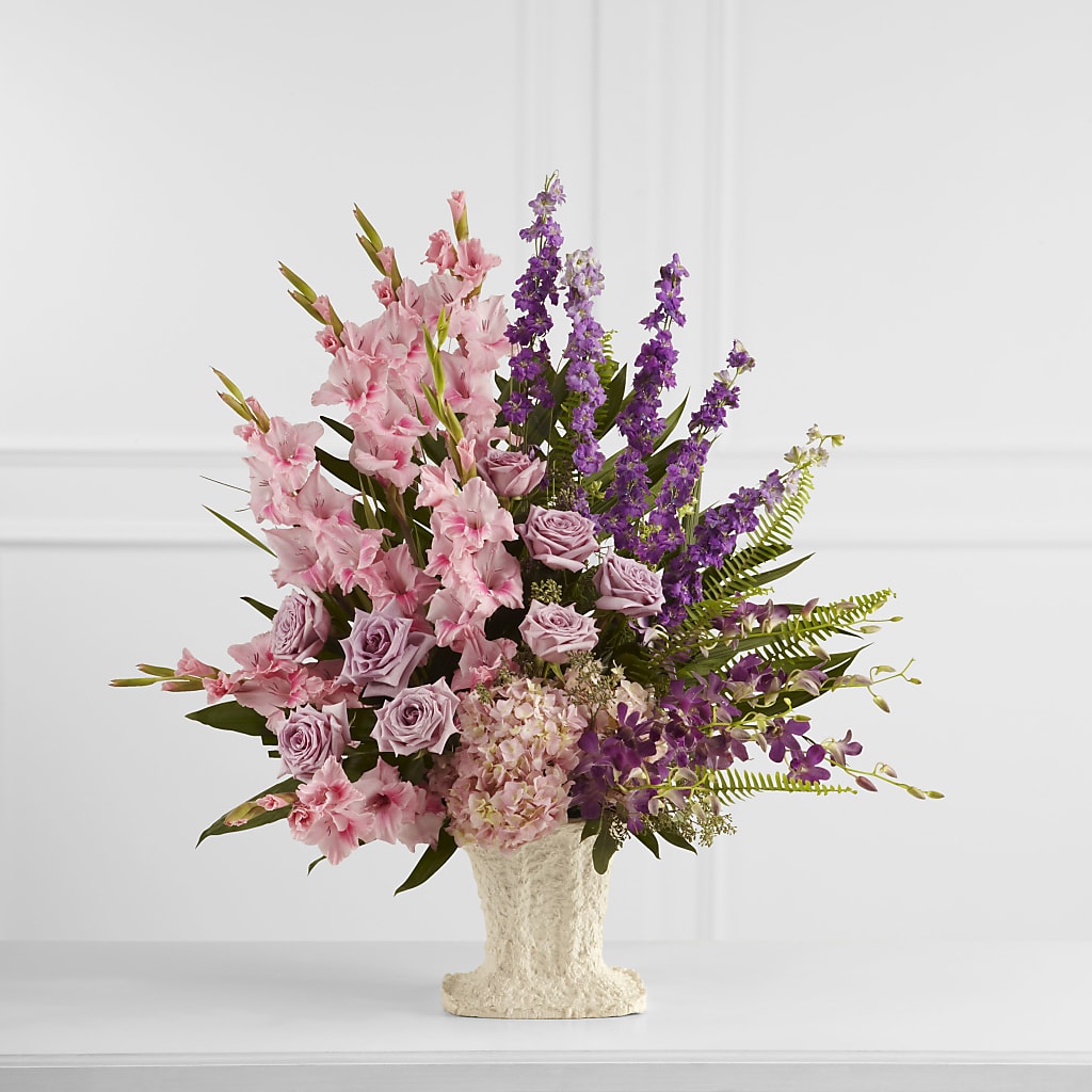 Flowing Garden Arrangement – Freesia Flowers, Tomball TX