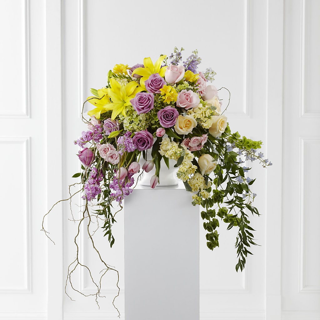 Display of Affection Arrangement – Freesia Flowers, Tomball TX