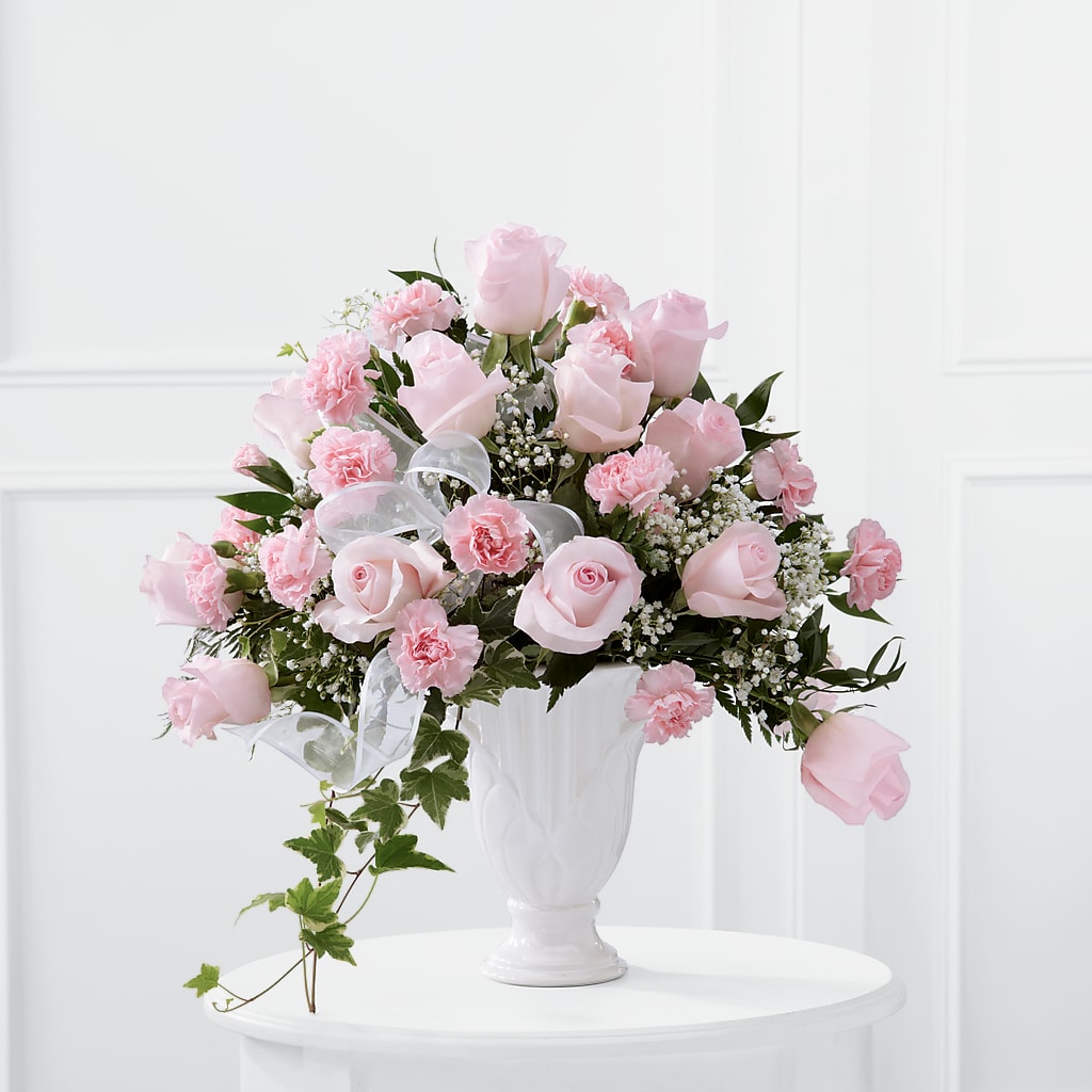 Deepest Sympathy Arrangement – Freesia Flowers, Tomball TX