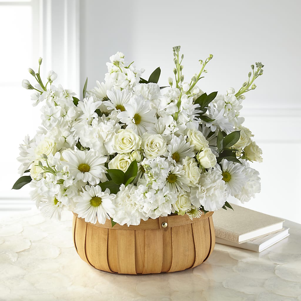 Graceful Garden Basket – Freesia Flowers, Tomball TX