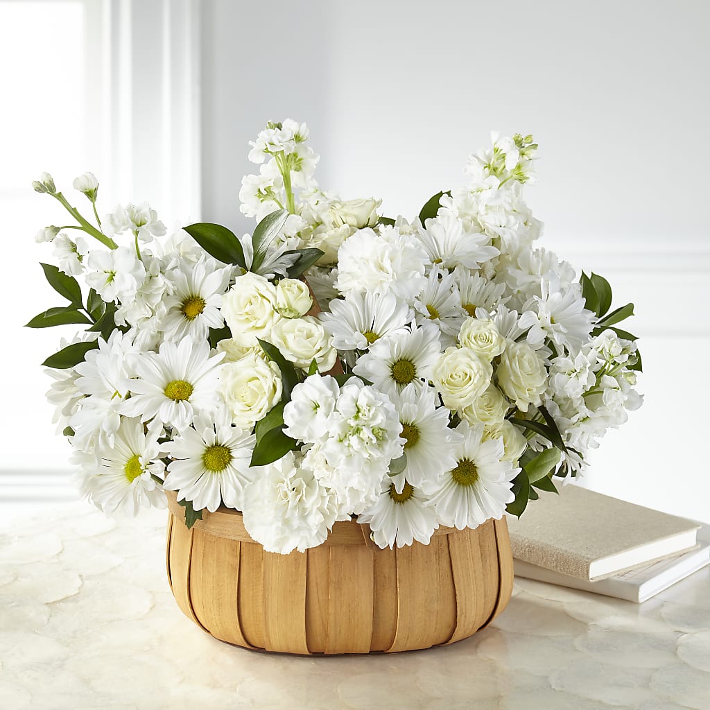 Graceful Garden Basket – Freesia Flowers, Tomball TX