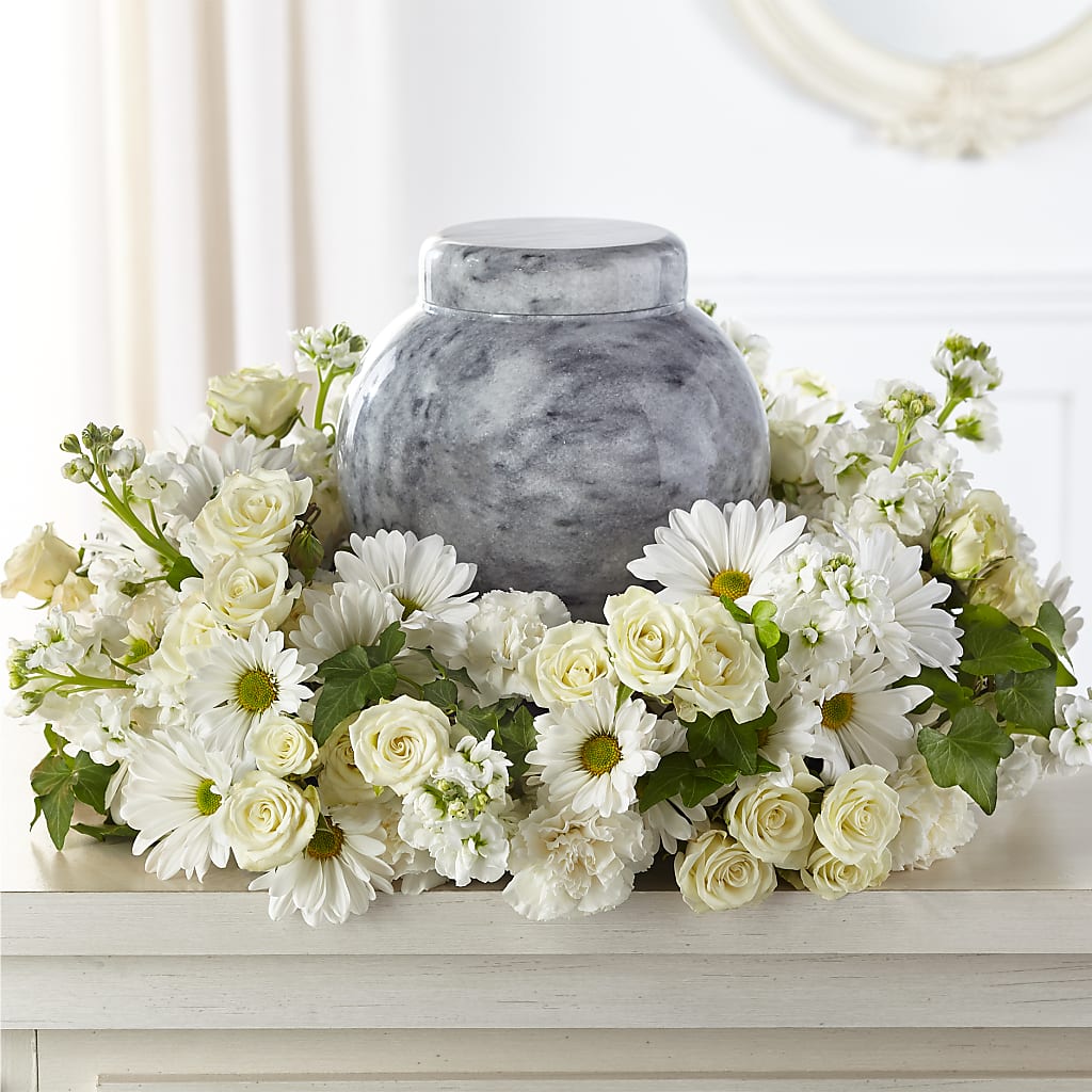 Timeless Tribute Cremation Adornment – Freesia Flowers, Tomball TX