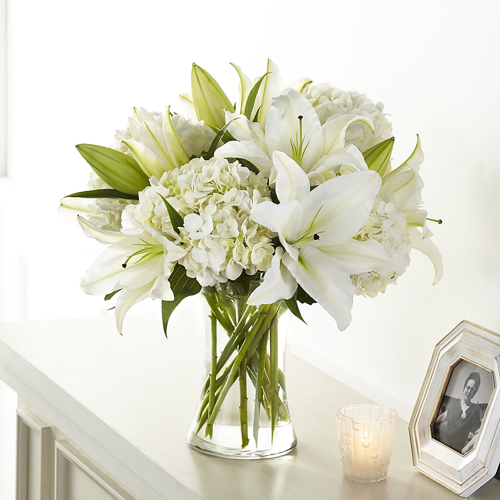 Compassionate Lily Bouquet – Freesia Flowers, Tomball TX