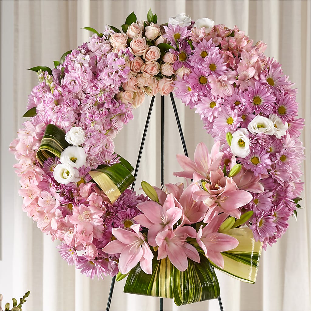 Gift of Warmth Wreath – Freesia Flowers, Tomball TX