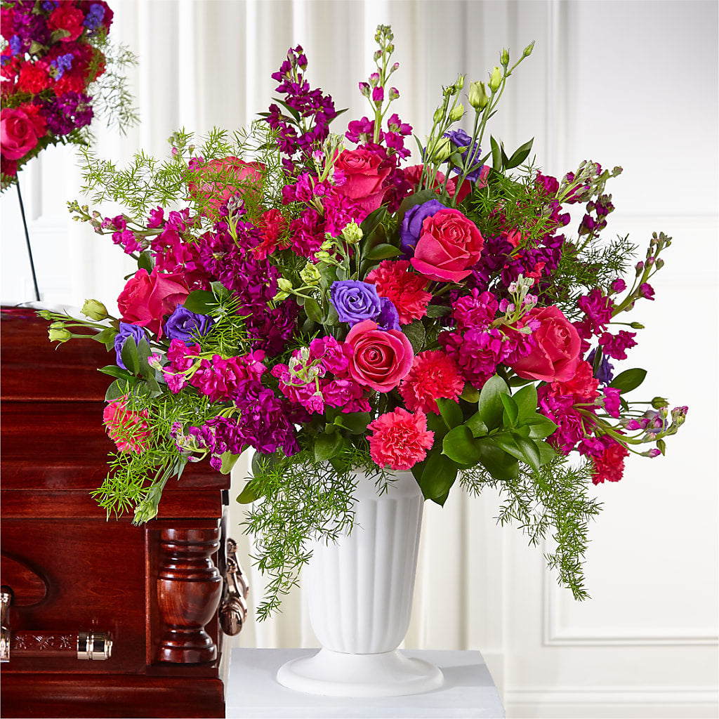 Eternal Day Arrangement – Freesia Flowers, Tomball TX