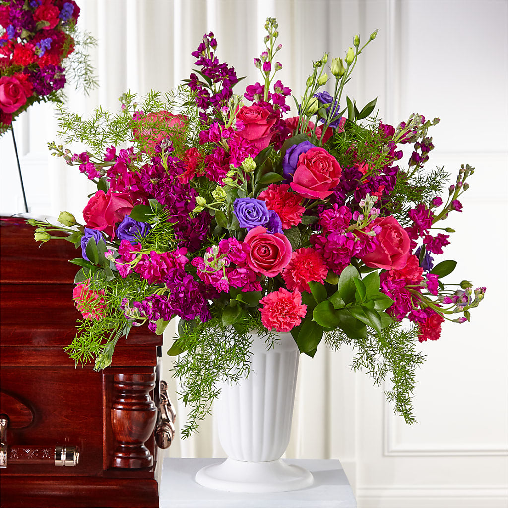 Eternal Day Arrangement – Freesia Flowers, Tomball TX