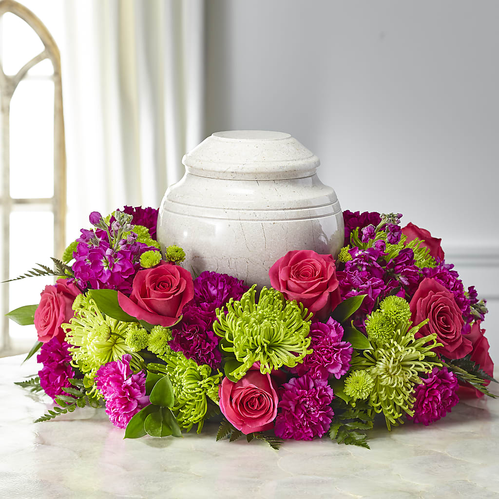 Hopeful Blessings Cremation Adornment – Freesia Flowers, Tomball TX