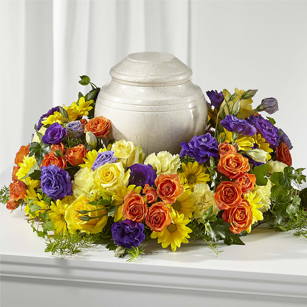 Blossoms of Remembrance Cremation Adornment – Freesia Flowers, Tomball TX