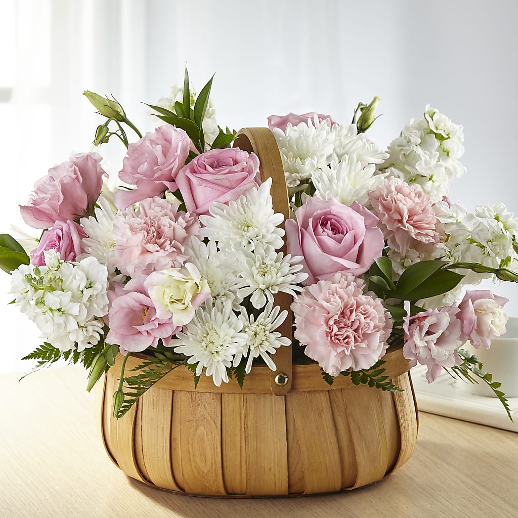 Always Graceful Basket – Freesia Flowers, Tomball TX