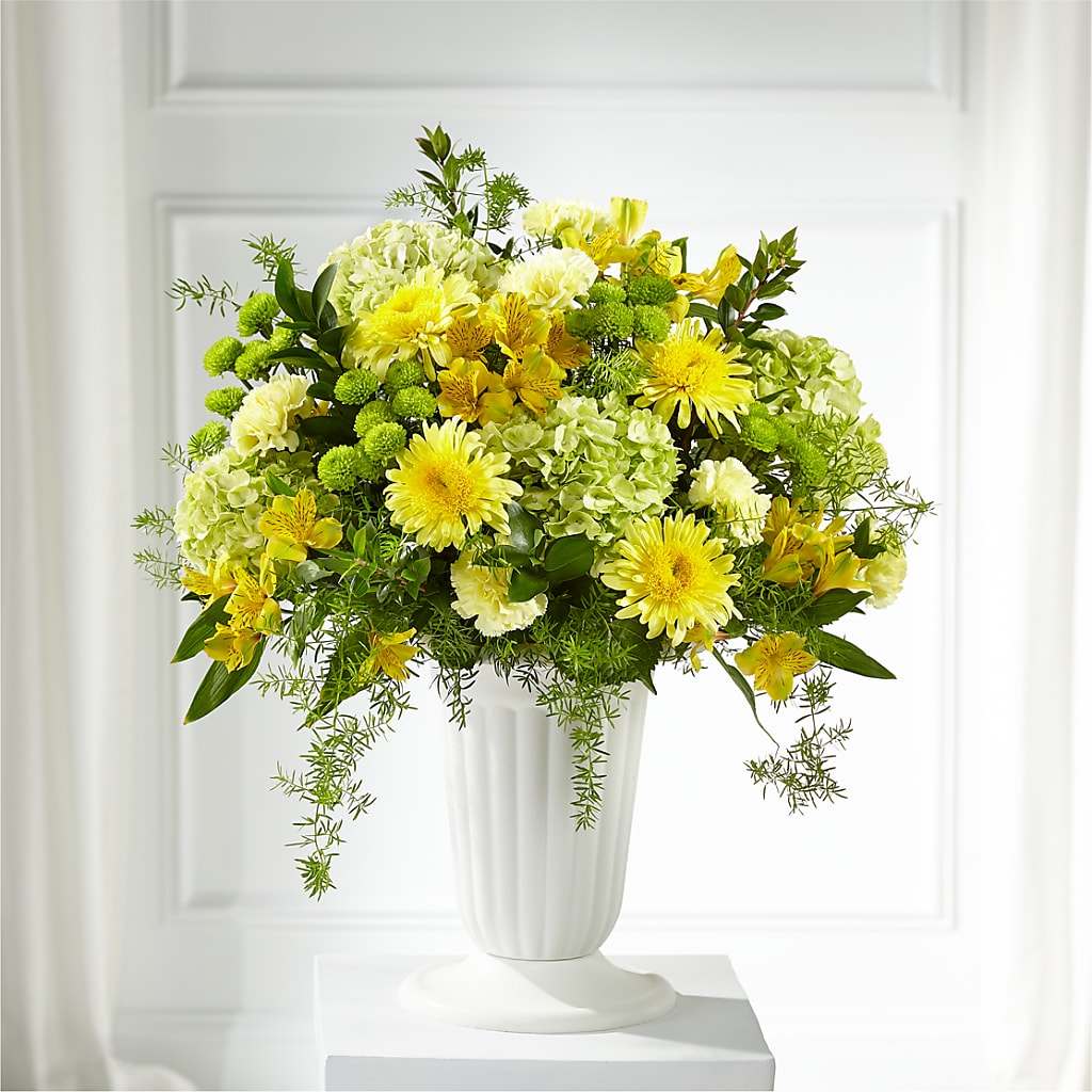 Beloved Blessings Arrangement – Freesia Flowers, Tomball TX