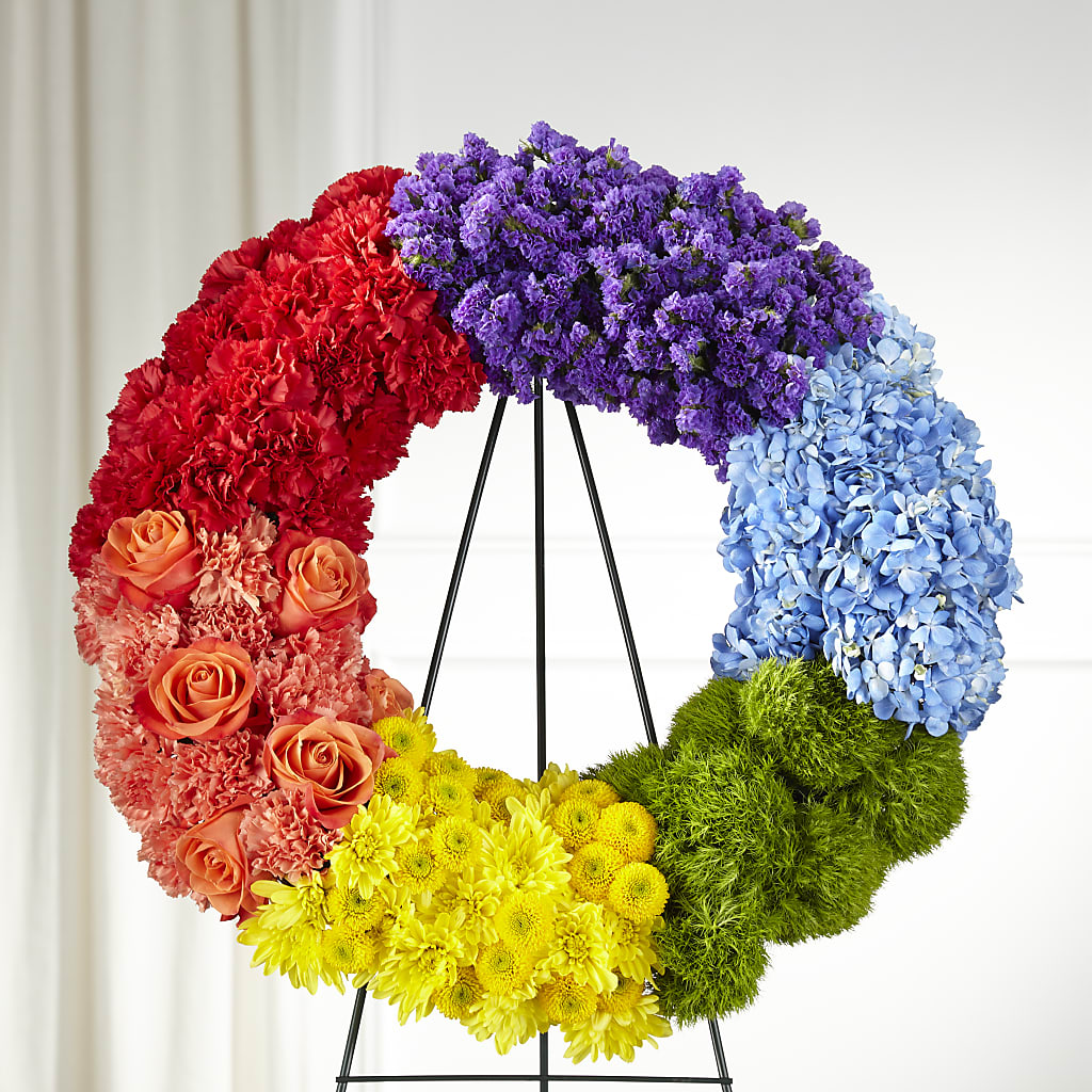 Circle of Love Wreath – Freesia Flowers, Tomball TX