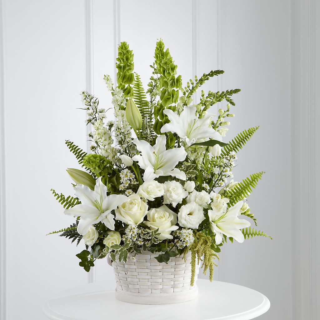 In Our Thoughts Arrangement – Freesia Flowers, Tomball TX