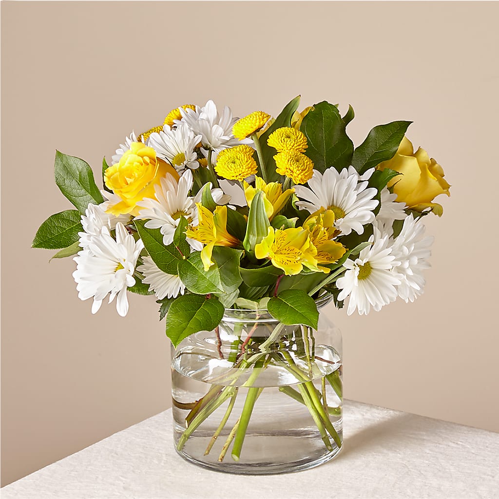 Sunny Sentiments Bouquet – Freesia Flowers, Tomball TX