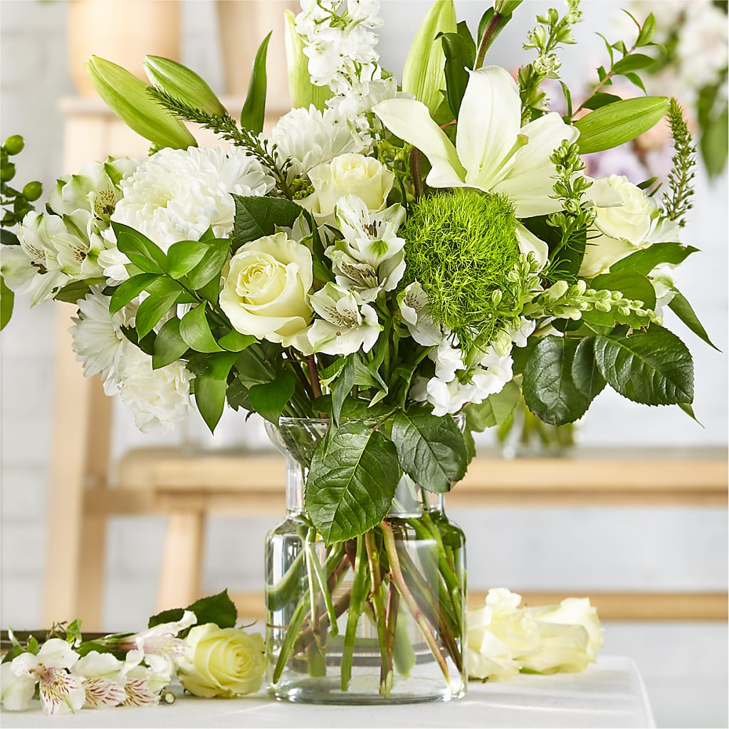 Classic Ivory – A Florist Original – Freesia Flowers, Tomball TX
