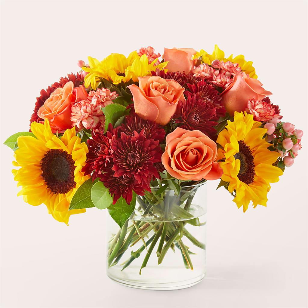 September Sunset Bouquet – Freesia Flowers, Tomball TX