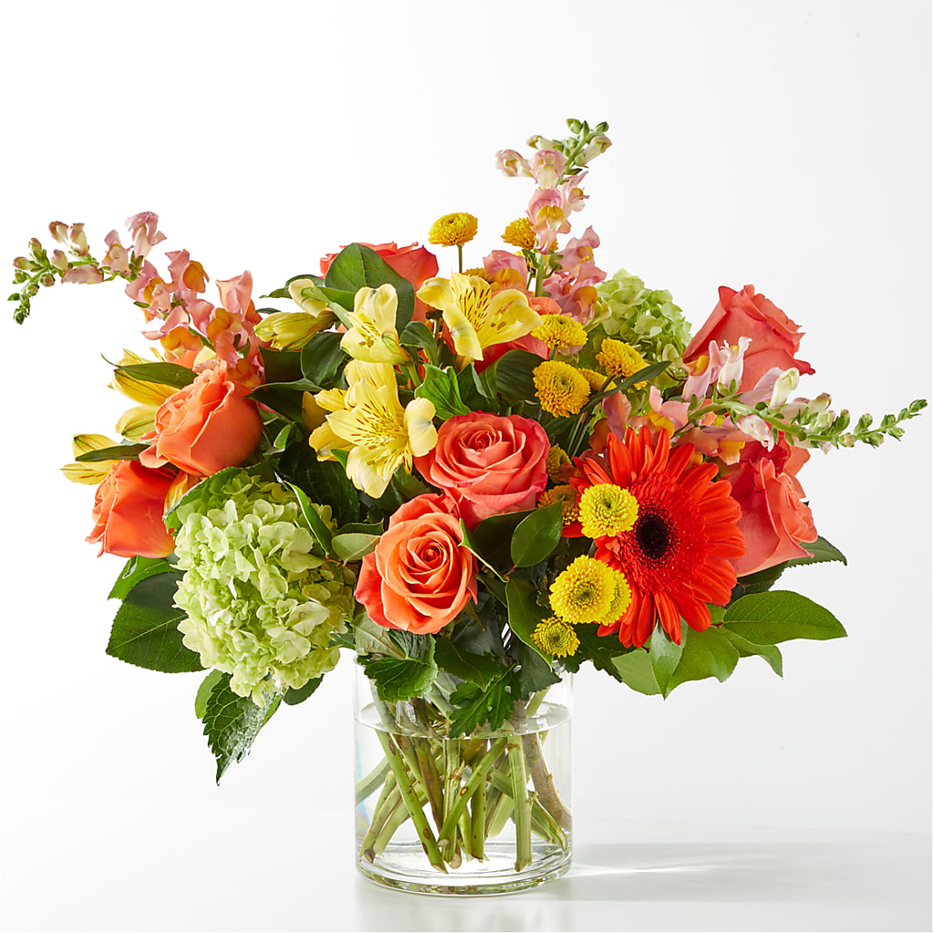 Autumn Sunshine Bouquet – Freesia Flowers, Tomball TX