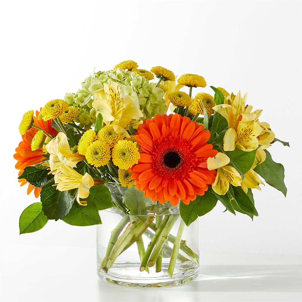 Autumn Sunshine Bouquet – Freesia Flowers, Tomball TX