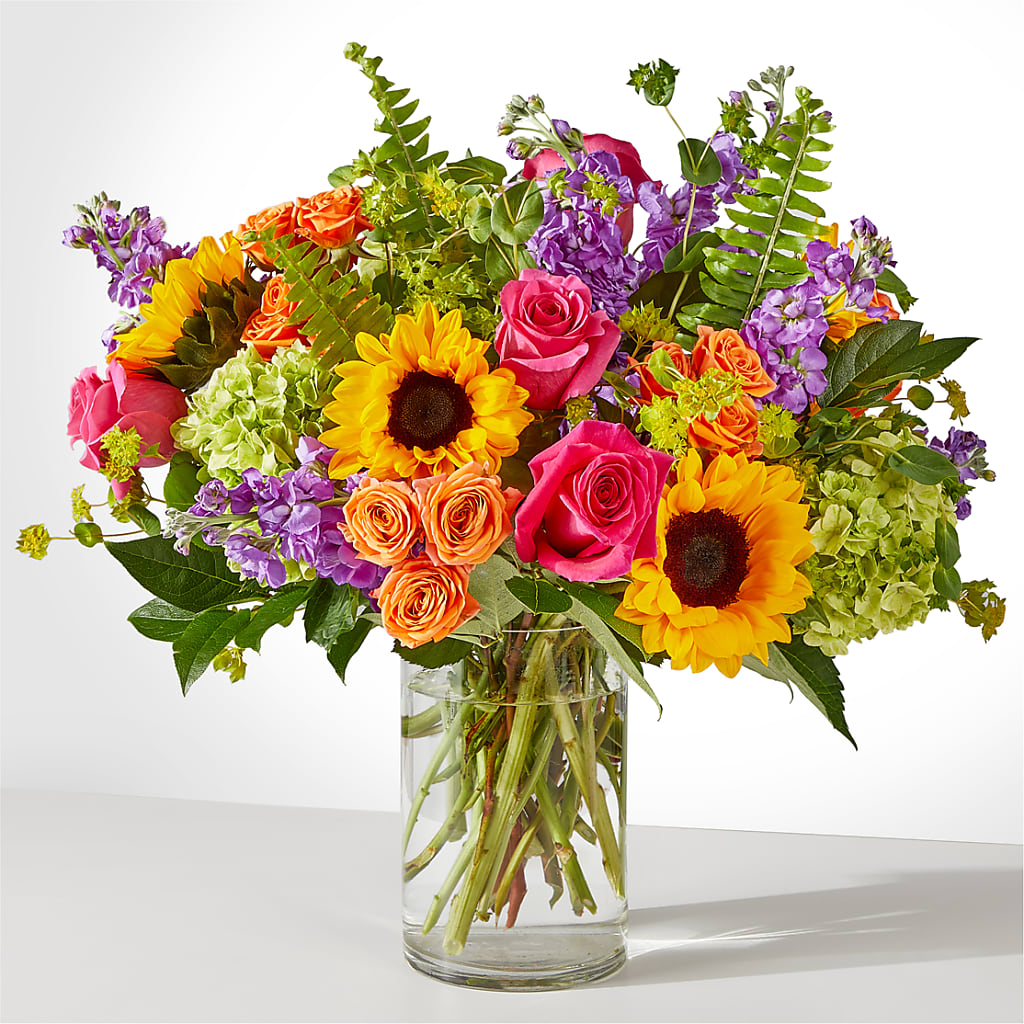 Vibrant Greetings Bouquet – Freesia Flowers, Tomball TX